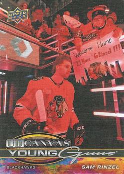 #C-105 Sam Rinzel YG - Chicago Blackhawks - 2025-26 Upper Deck - UD Canvas Hockey