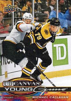 #C-114 Michael Callahan YG - Boston Bruins - 2025-26 Upper Deck - UD Canvas Hockey