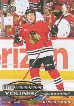 #C-119 Oliver Moore YG - Chicago Blackhawks - 2025-26 Upper Deck - UD Canvas Hockey