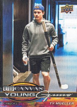 #C-224 Ty Mueller - Vancouver Canucks - 2025-26 Upper Deck - UD Canvas Hockey