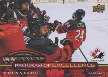 #C-256 Braeden Cootes - Canada - 2025-26 Upper Deck - UD Canvas Hockey