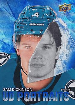 #P-43 Sam Dickinson - San Jose Sharks - 2025-26 Upper Deck - UD Portraits Hockey