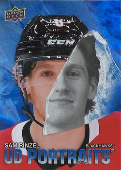 #P-49 Sam Rinzel - Chicago Blackhawks - 2025-26 Upper Deck - UD Portraits Hockey