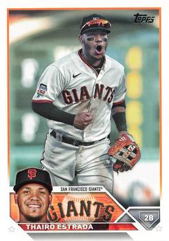 #560 Thairo Estrada - San Francisco Giants - 2023 Topps Baseball