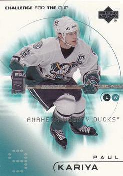 #1 Paul Kariya - Anaheim Mighty Ducks - 2001-02 Upper Deck Challenge for the Cup Hockey