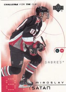 #7 Miroslav Satan - Buffalo Sabres - 2001-02 Upper Deck Challenge for the Cup Hockey