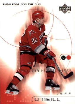 #12 Jeff O'Neill - Carolina Hurricanes - 2001-02 Upper Deck Challenge for the Cup Hockey