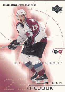 #18 Milan Hejduk - Colorado Avalanche - 2001-02 Upper Deck Challenge for the Cup Hockey