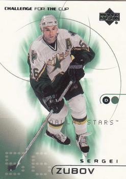 #26 Sergei Zubov - Dallas Stars - 2001-02 Upper Deck Challenge for the Cup Hockey