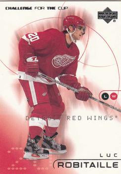 #31 Luc Robitaille - Detroit Red Wings - 2001-02 Upper Deck Challenge for the Cup Hockey