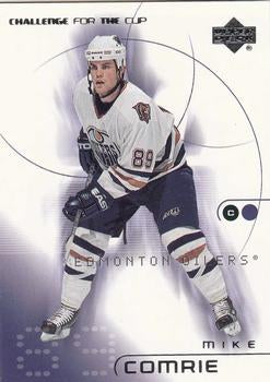 #32 Mike Comrie - Edmonton Oilers - 2001-02 Upper Deck Challenge for the Cup Hockey