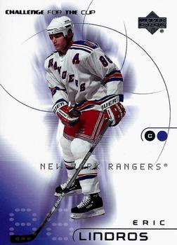 #59 Eric Lindros - New York Rangers - 2001-02 Upper Deck Challenge for the Cup Hockey