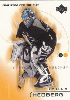 #69 Johan Hedberg - Pittsburgh Penguins - 2001-02 Upper Deck Challenge for the Cup Hockey