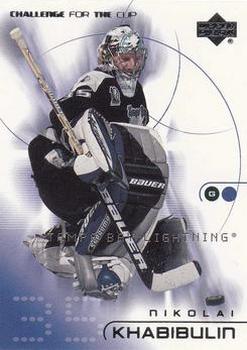 #81 Nikolai Khabibulin - Tampa Bay Lightning - 2001-02 Upper Deck Challenge for the Cup Hockey