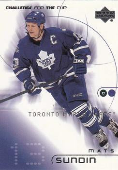 #84 Mats Sundin - Toronto Maple Leafs - 2001-02 Upper Deck Challenge for the Cup Hockey