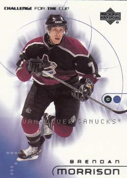 #87 Brendan Morrison - Vancouver Canucks - 2001-02 Upper Deck Challenge for the Cup Hockey