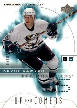 #93 Kevin Sawyer - Anaheim Mighty Ducks - 2001-02 Upper Deck Challenge for the Cup Hockey