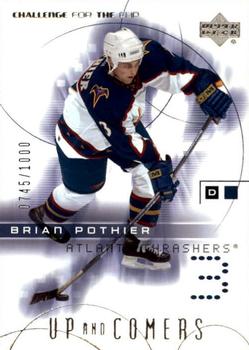 #94 Brian Pothier - Atlanta Thrashers - 2001-02 Upper Deck Challenge for the Cup Hockey