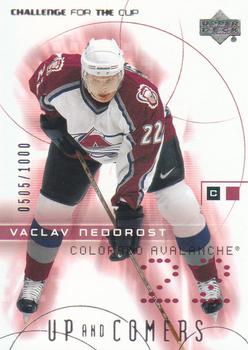 #102 Vaclav Nedorost - Colorado Avalanche - 2001-02 Upper Deck Challenge for the Cup Hockey