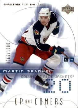 #103 Martin Spanhel - Columbus Blue Jackets - 2001-02 Upper Deck Challenge for the Cup Hockey