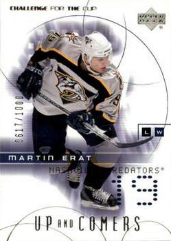 #115 Martin Erat - Nashville Predators - 2001-02 Upper Deck Challenge for the Cup Hockey