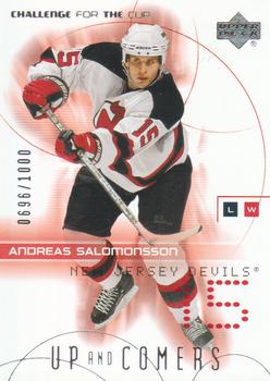 #118 Andreas Salomonsson - New Jersey Devils - 2001-02 Upper Deck Challenge for the Cup Hockey