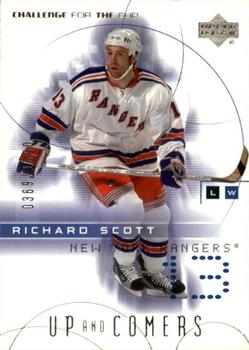 #122 Richard Scott - New York Rangers - 2001-02 Upper Deck Challenge for the Cup Hockey