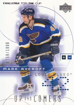#131 Mark Rycroft - St. Louis Blues - 2001-02 Upper Deck Challenge for the Cup Hockey