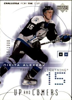 #133 Nikita Alexeev - Tampa Bay Lightning - 2001-02 Upper Deck Challenge for the Cup Hockey