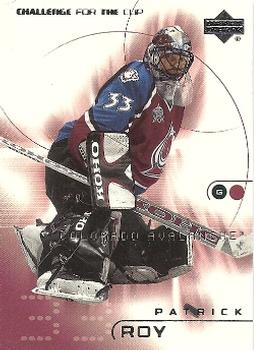 #20 Patrick Roy - Colorado Avalanche - 2001-02 Upper Deck Challenge for the Cup Hockey