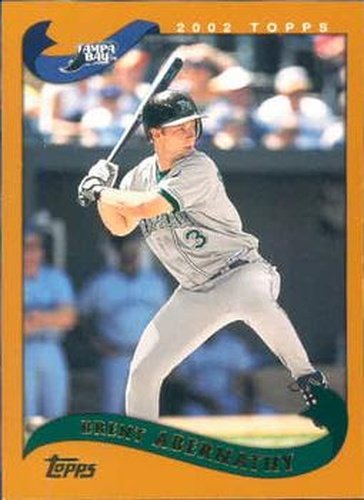#561 Brent Abernathy - Tampa Bay Devil Rays - 2002 Topps Baseball