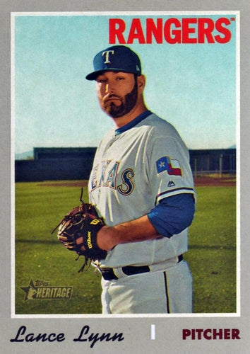 #561 Lance Lynn - Texas Rangers - 2019 Topps Heritage Baseball
