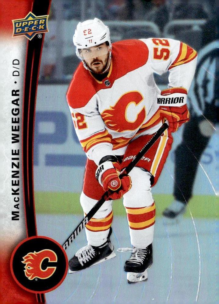 #52 Mackenzie Weegar - Calgary Flames - 2025-26 Upper Deck Tim Hortons Hockey
