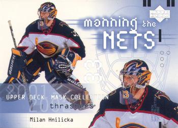 #102 Milan Hnilicka - Atlanta Thrashers - 2001-02 Upper Deck Mask Collection Hockey
