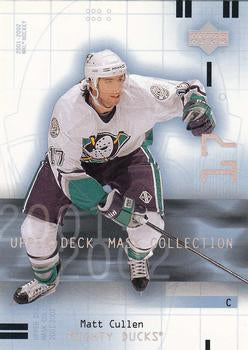 #3 Matt Cullen - Anaheim Mighty Ducks - 2001-02 Upper Deck Mask Collection Hockey