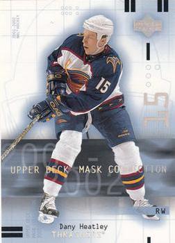 #4 Dany Heatley - Atlanta Thrashers - 2001-02 Upper Deck Mask Collection Hockey