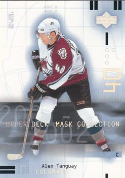 #24 Alex Tanguay - Colorado Avalanche - 2001-02 Upper Deck Mask Collection Hockey