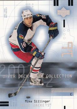 #25 Mike Sillinger - Columbus Blue Jackets - 2001-02 Upper Deck Mask Collection Hockey