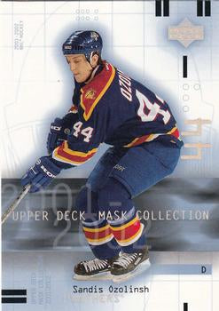 #41 Sandis Ozolinsh - Florida Panthers - 2001-02 Upper Deck Mask Collection Hockey