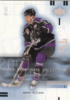 #43 Jason Allison - Los Angeles Kings - 2001-02 Upper Deck Mask Collection Hockey