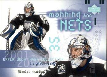 #127 Nikolai Khabibulin - Tampa Bay Lightning - 2001-02 Upper Deck Mask Collection Hockey