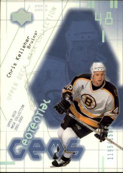 #137 Chris Kelleher - Boston Bruins - 2001-02 Upper Deck Mask Collection Hockey