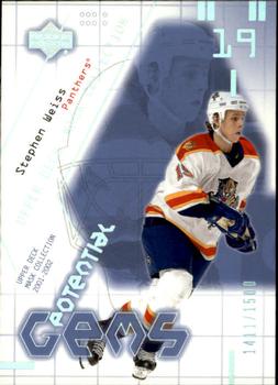 #145 Stephen Weiss - Florida Panthers - 2001-02 Upper Deck Mask Collection Hockey