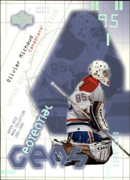 #150 Olivier Michaud - Montreal Canadiens - 2001-02 Upper Deck Mask Collection Hockey
