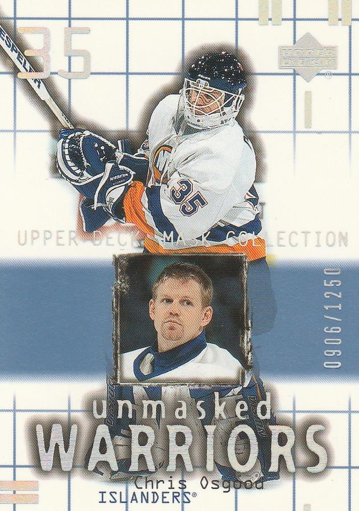 #182 Chris Osgood - New York Islanders - 2001-02 Upper Deck Mask Collection Hockey