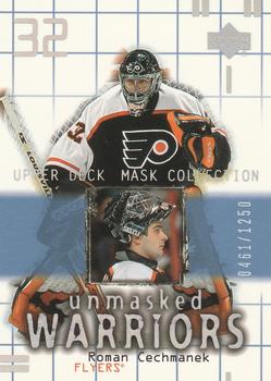 #184 Roman Cechmanek - Philadelphia Flyers - 2001-02 Upper Deck Mask Collection Hockey