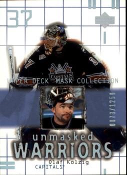#190 Olaf Kolzig - Washington Capitals - 2001-02 Upper Deck Mask Collection Hockey