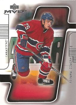 #103 Andrei Markov - Montreal Canadiens - 2001-02 Upper Deck MVP Hockey