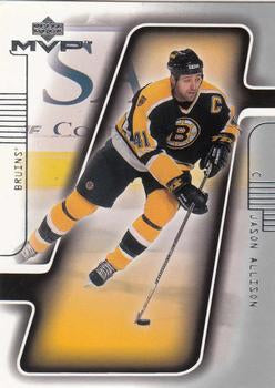 #11 Jason Allison - Boston Bruins - 2001-02 Upper Deck MVP Hockey