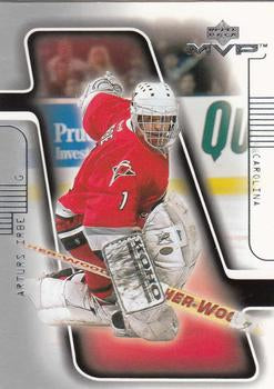 #30 Arturs Irbe - Carolina Hurricanes - 2001-02 Upper Deck MVP Hockey